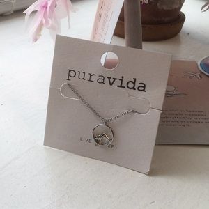 Pura Vida Mountain Necklace